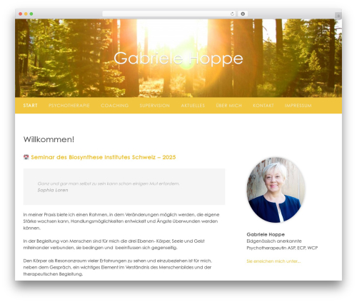 Accent WordPress theme - gabrielehoppe.ch