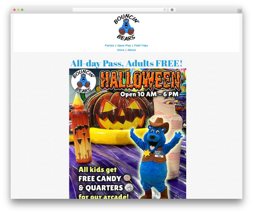 aki WordPress theme - bouncinbearstx.com