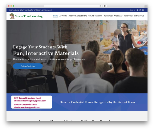 Beaver Builder Theme WordPress theme - shadetreelearning.org