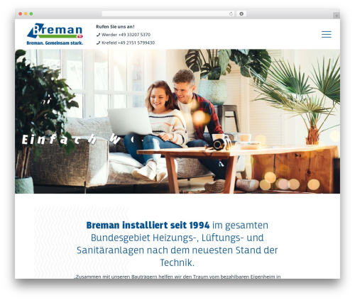 Breman Theme WordPress theme - breman.de