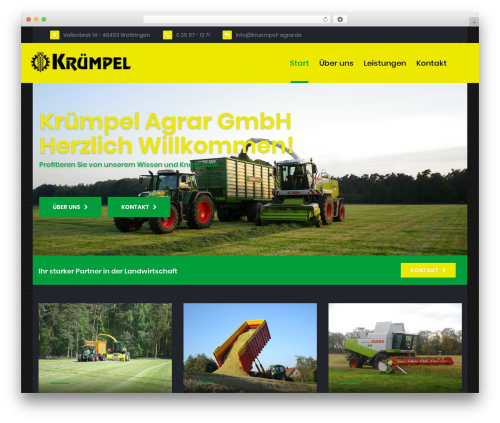Canava WordPress theme - kruempel-agrar.de