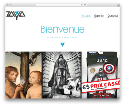Cherry parallax WordPress plugin - zaya.ch