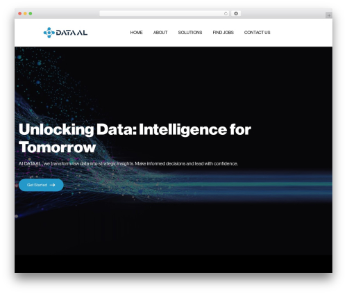 Dataal theme WordPress theme - dataalafrica.com