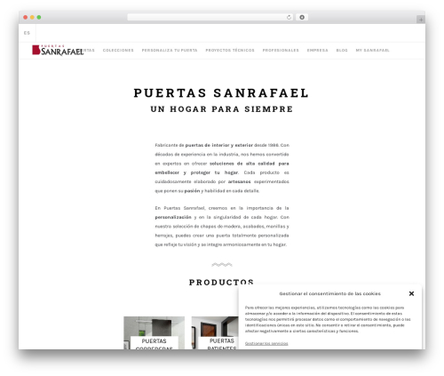 Delphinus WordPress theme - puertassanrafael.es