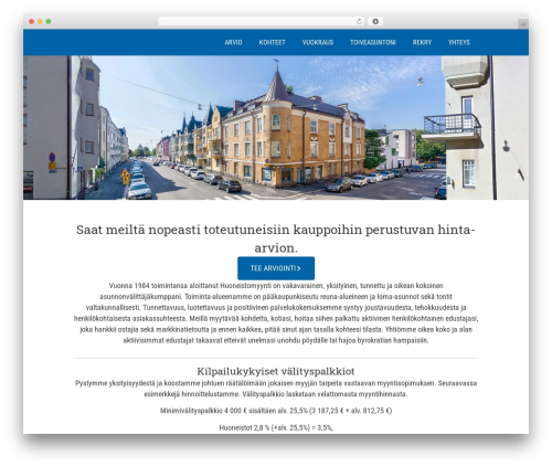 Linear WordPress plugin - huoneistomyynti.com