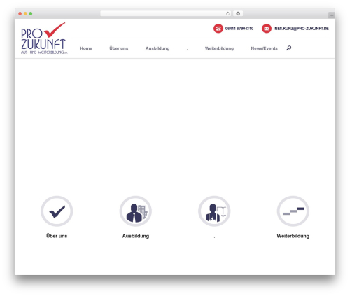 Main Theme WordPress theme - pro-zukunft.de