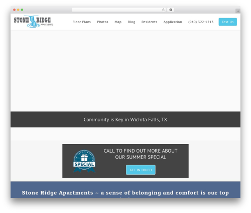 Nectar WordPress theme - stoneridgeapartments.net