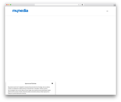 Theme WordPress Conlectio - mymedia.sk