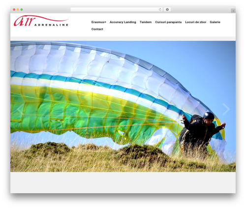cherry WordPress theme - airadrenaline.ro