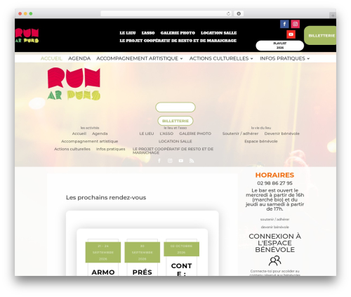 Divi quasi sticky footer WordPress plugin - runarpuns.com