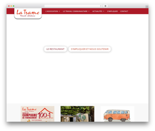 Divi WordPress theme - latrame26.org
