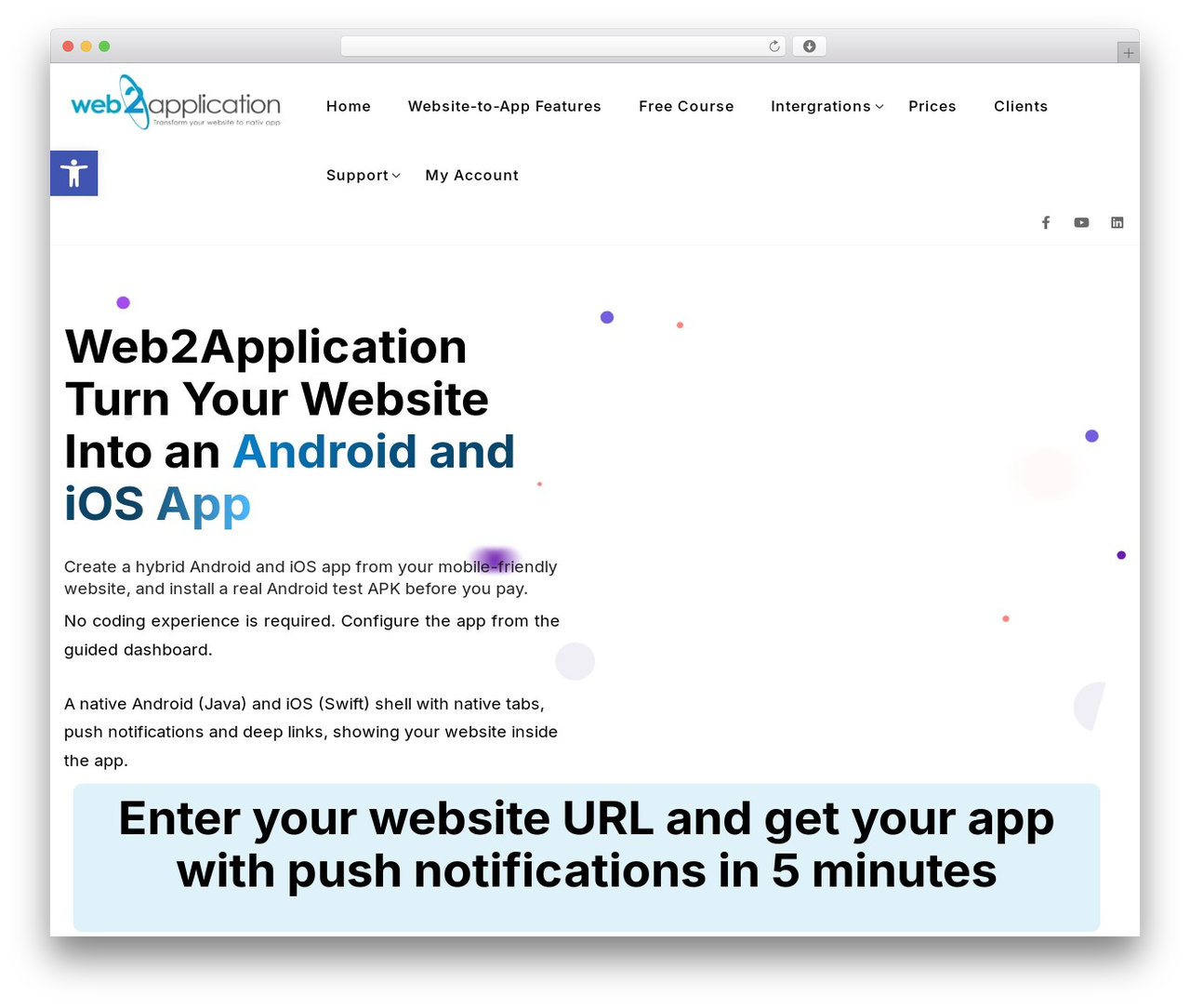 Iteck WordPress theme - m.web2application.com
