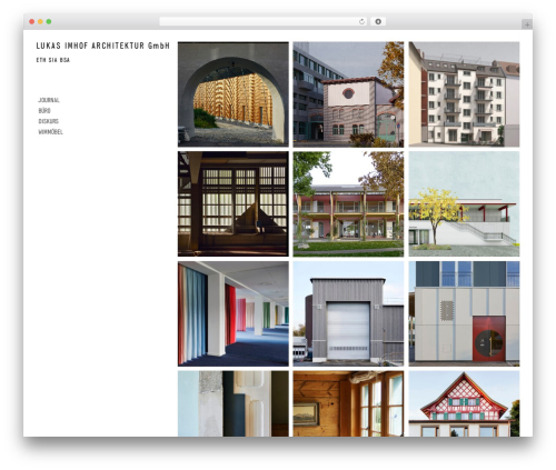 Made WordPress theme - lukasimhof.ch