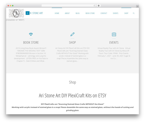 Theme WordPress Fluida - aristoneart.com
