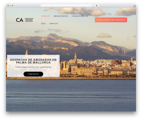 WordPress theme Margin - abogadopalmademallorca.com