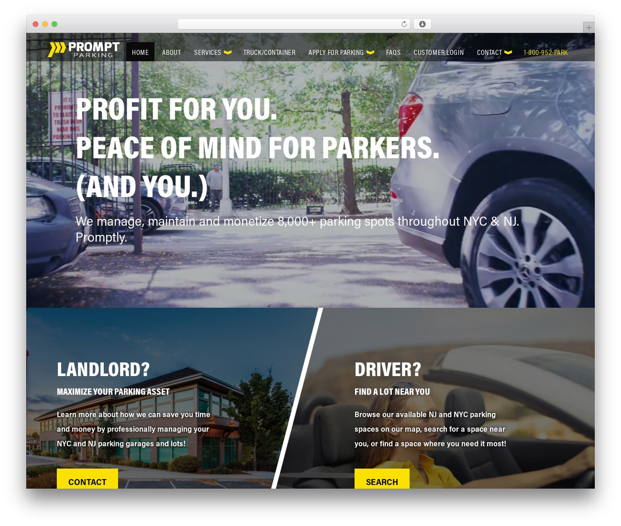 WordPress theme SEOteric Framework - promptparking.com