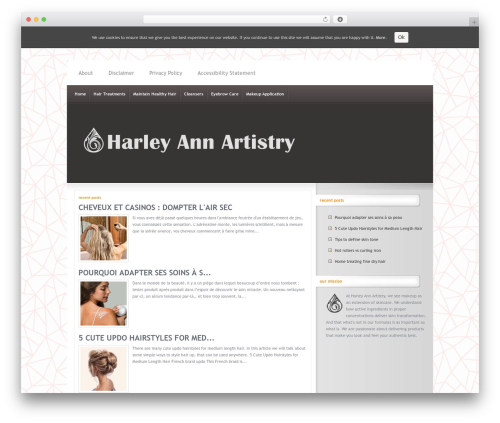 WordPress website theme InterPhase - harleyannartistry.com