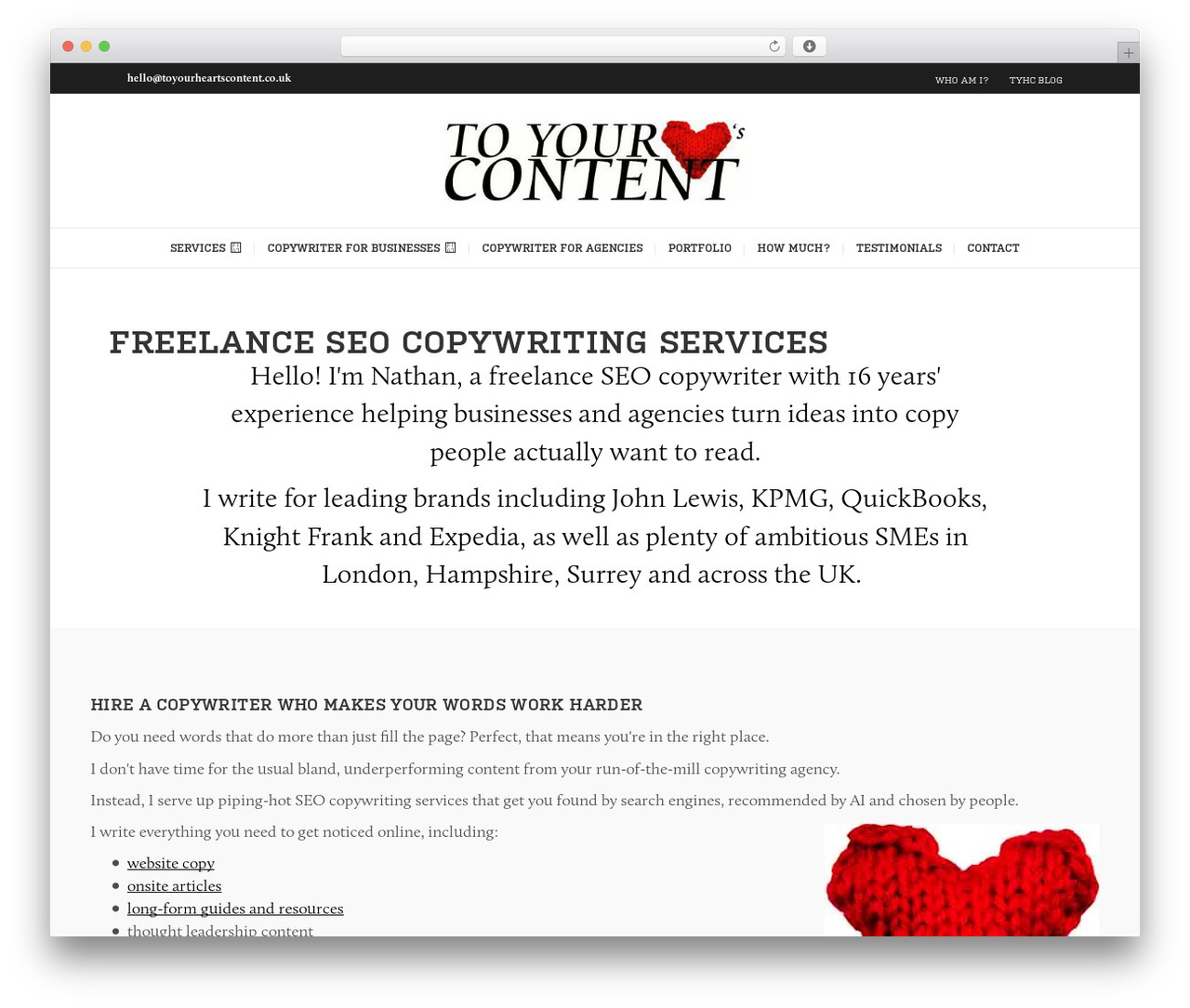 TYHC Theme WordPress theme - toyourheartscontent.co.uk TYHC Theme WordPress theme - toyourheartscontent.co.uk