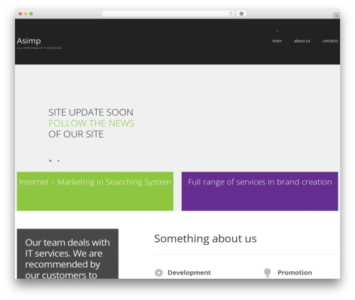 cherry WordPress theme - asimp.com