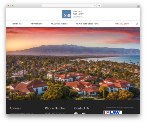 Divi WordPress theme - sbelaw.com