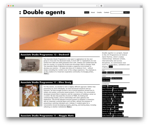 Double Agents WordPress theme - doubleagents.org.uk