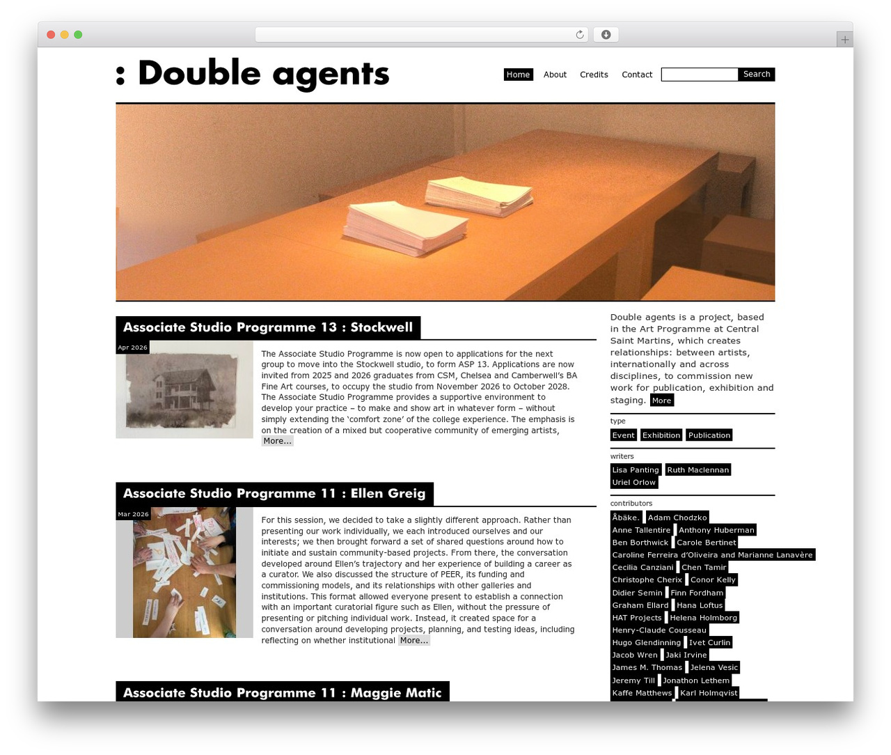 Double Agents WordPress theme - doubleagents.org.uk