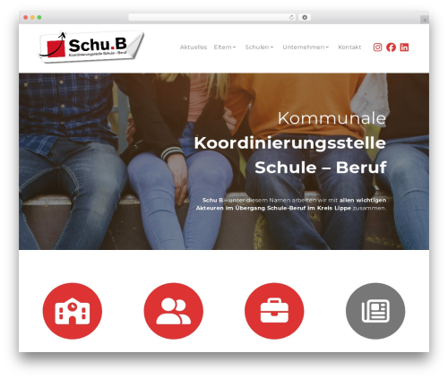 Energico WordPress theme - lippe-schub.de