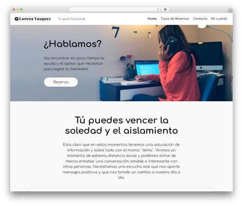 Genesis WordPress theme - lorenavasquez.com