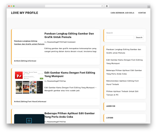 Moza WordPress theme - lovemyprofile.com Moza WordPress theme - lovemyprofile.com