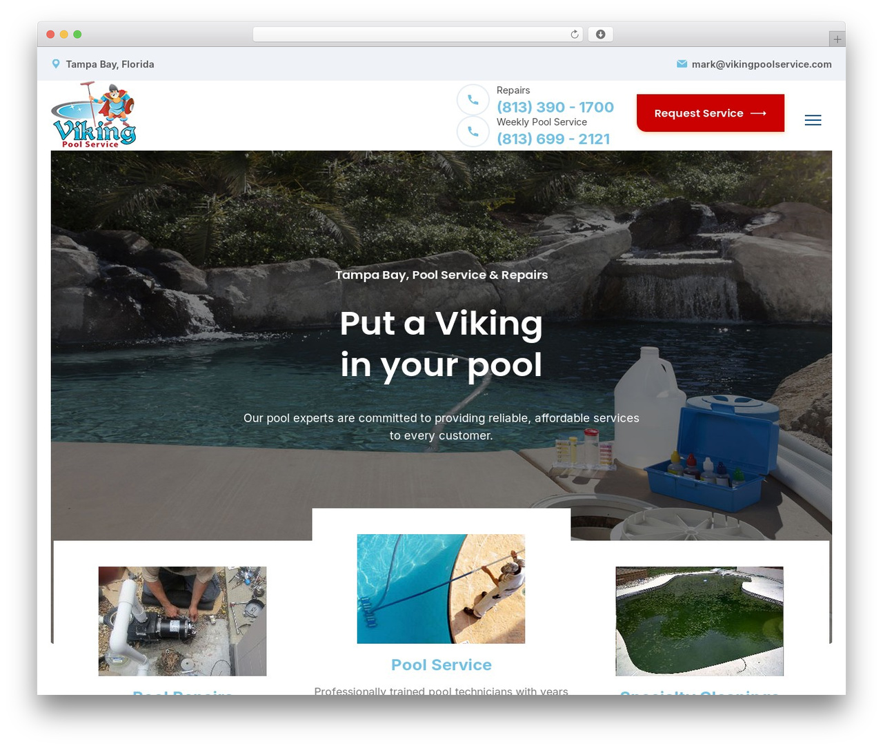 Pool Services WordPress ecommerce theme - vikingpoolservice.com Pool Services WordPress ecommerce theme - vikingpoolservice.com