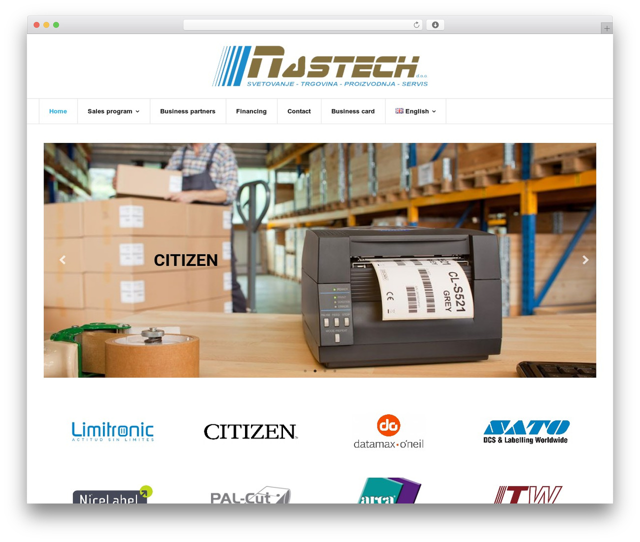 Shuttle theme WordPress - nastech.si