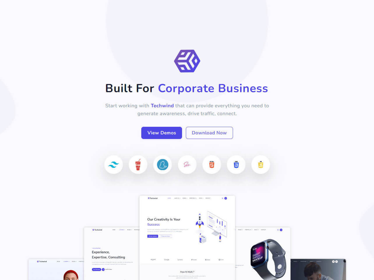 Theme WordPress Techwind