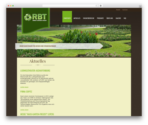 Theme WordPress WordPress Theme 1329 - kunstrasen-billiger.de