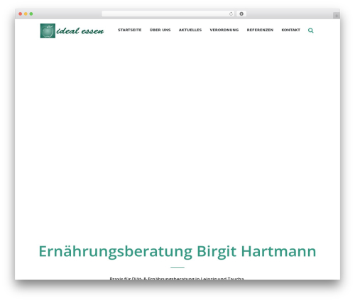 WordPress theme Green - ideal-essen.de