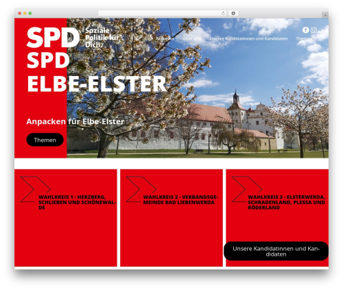 WordPress theme spd - spd-elbe-elster.de