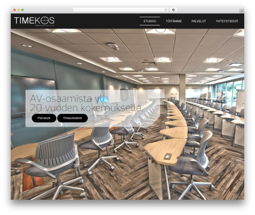 WordPress website theme Elementor Hello Theme - timekos.fi