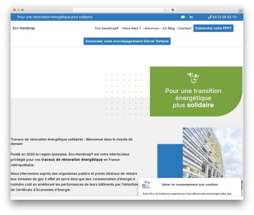 Astra portfolio WordPress plugin - eco-handicap.com