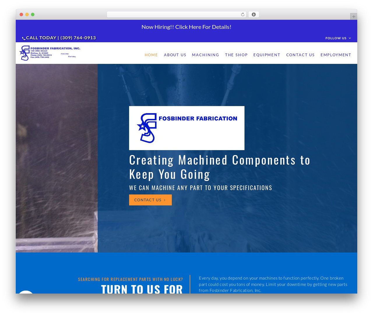 Bike Shop theme WordPress - fosbinderfab.com