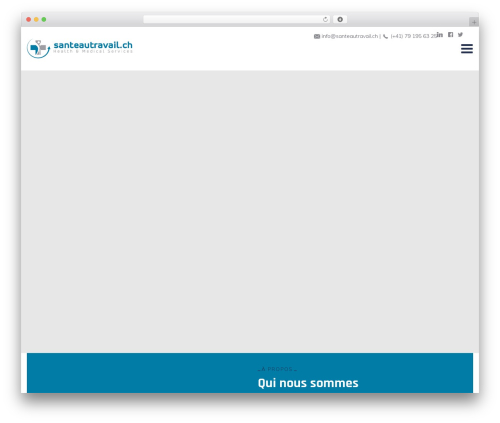 Cardioly WordPress website theme - santeautravail.ch