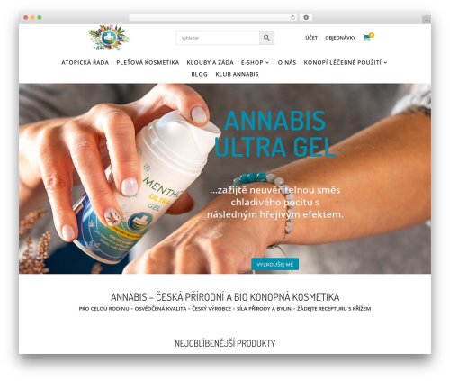 Divi theme WordPress - annabis.cz