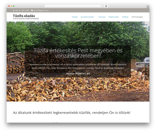 Divi WordPress theme - tuzifa-eladas.hu