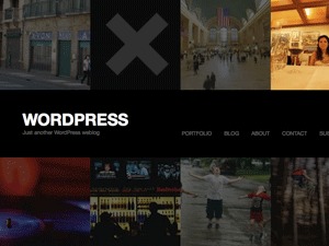 Fullscreen theme WordPress by Thad Allender