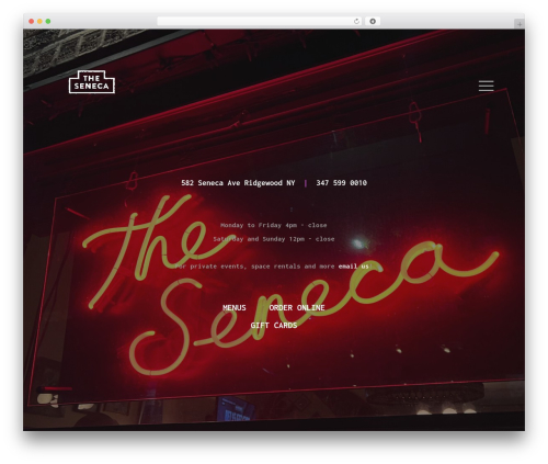 Resteau WordPress theme - thesenecanyc.com
