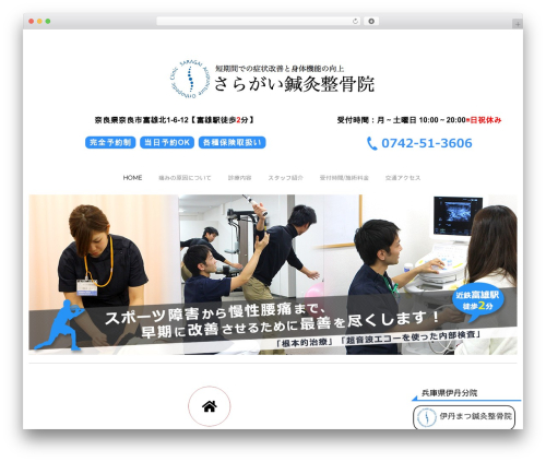 Themify Base WP theme - saragai-seikotsu.net
