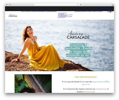 Uncode best WordPress theme - audreycarsalade.com