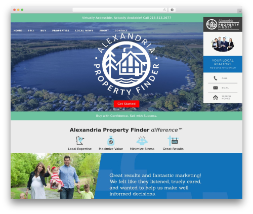 WordPress theme David Olson - alexandriapropertyfinder.com