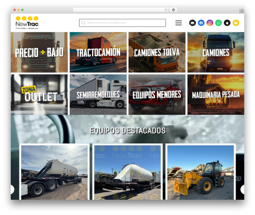 Elfsight portfolio cc WordPress plugin - newtrac.cl