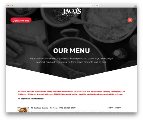 WP theme Lafka - jacqscuisine.com