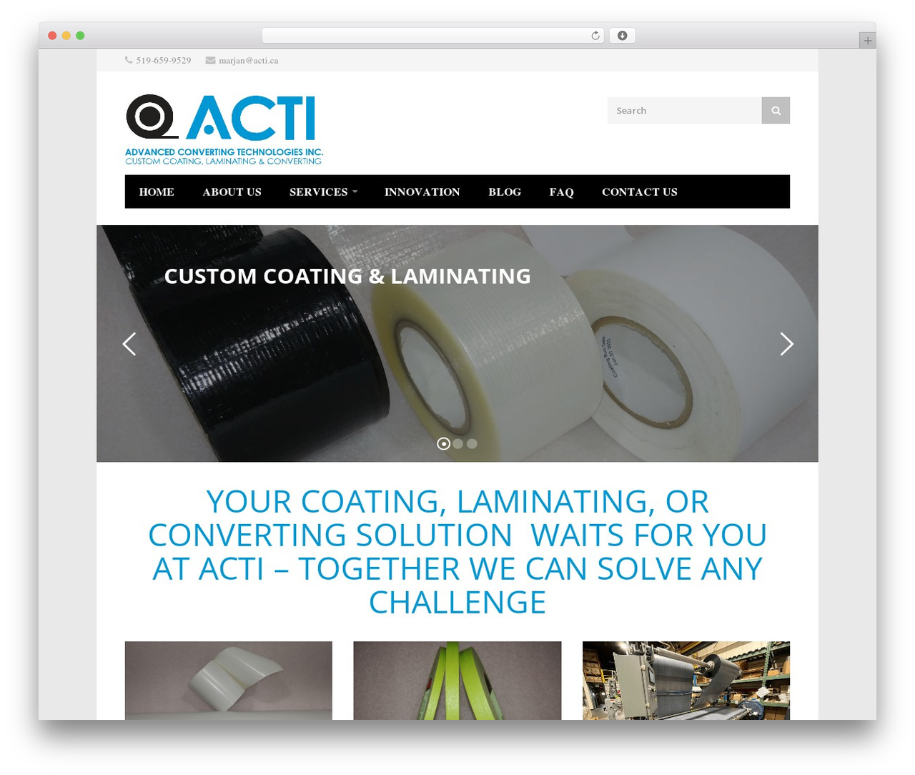 ACTI theme WordPress - acti.ca