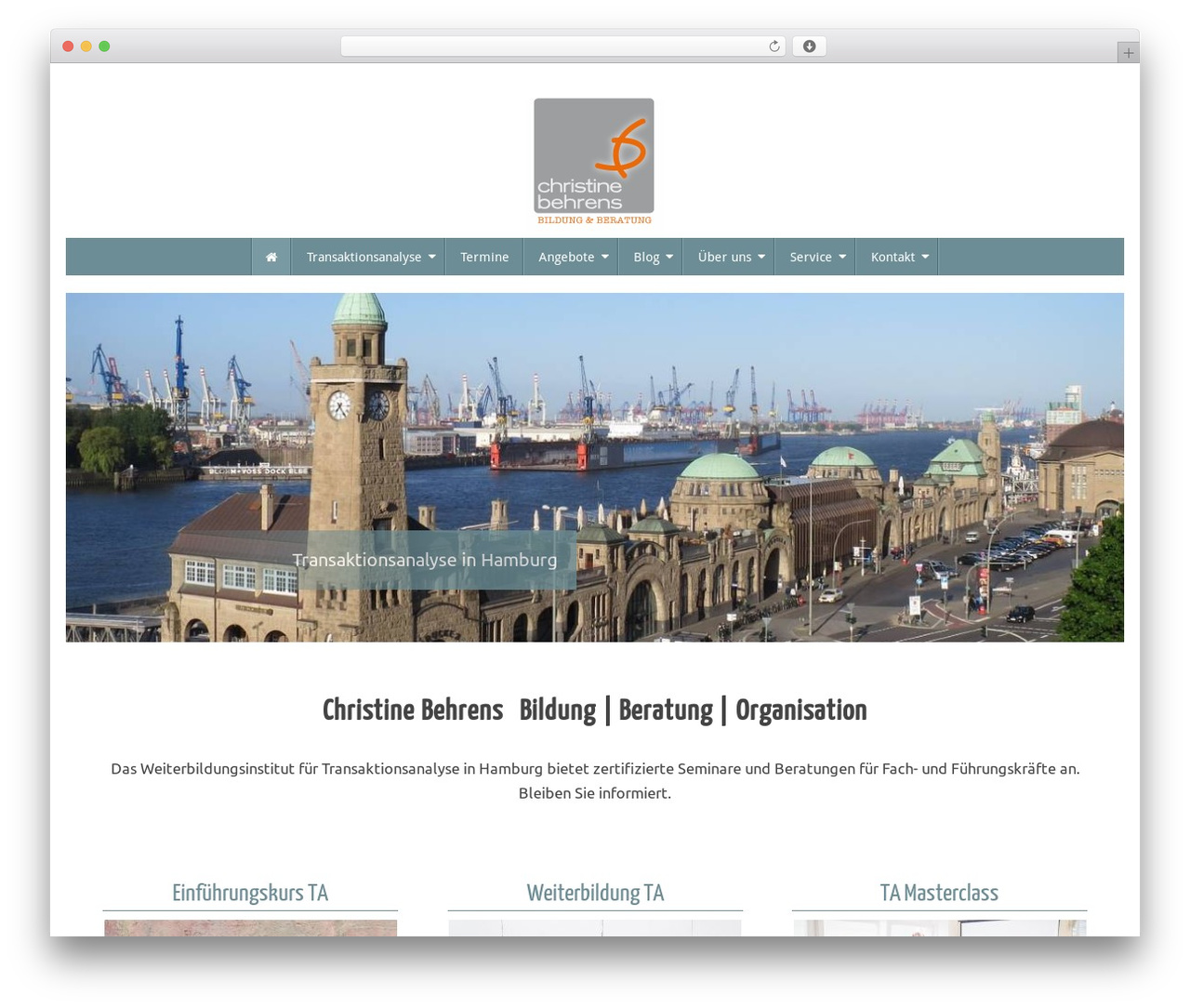 Behrens WordPress theme - c-behrens.de